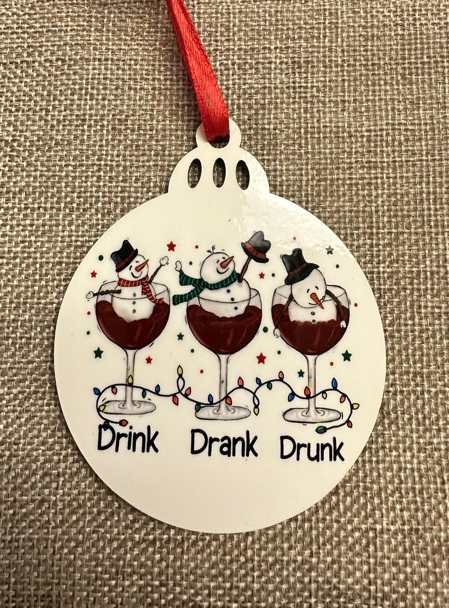 Round Christmas Ornament - 15