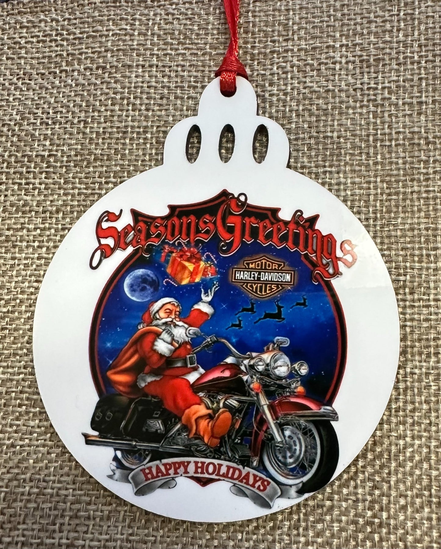 Round Christmas Ornament - 17