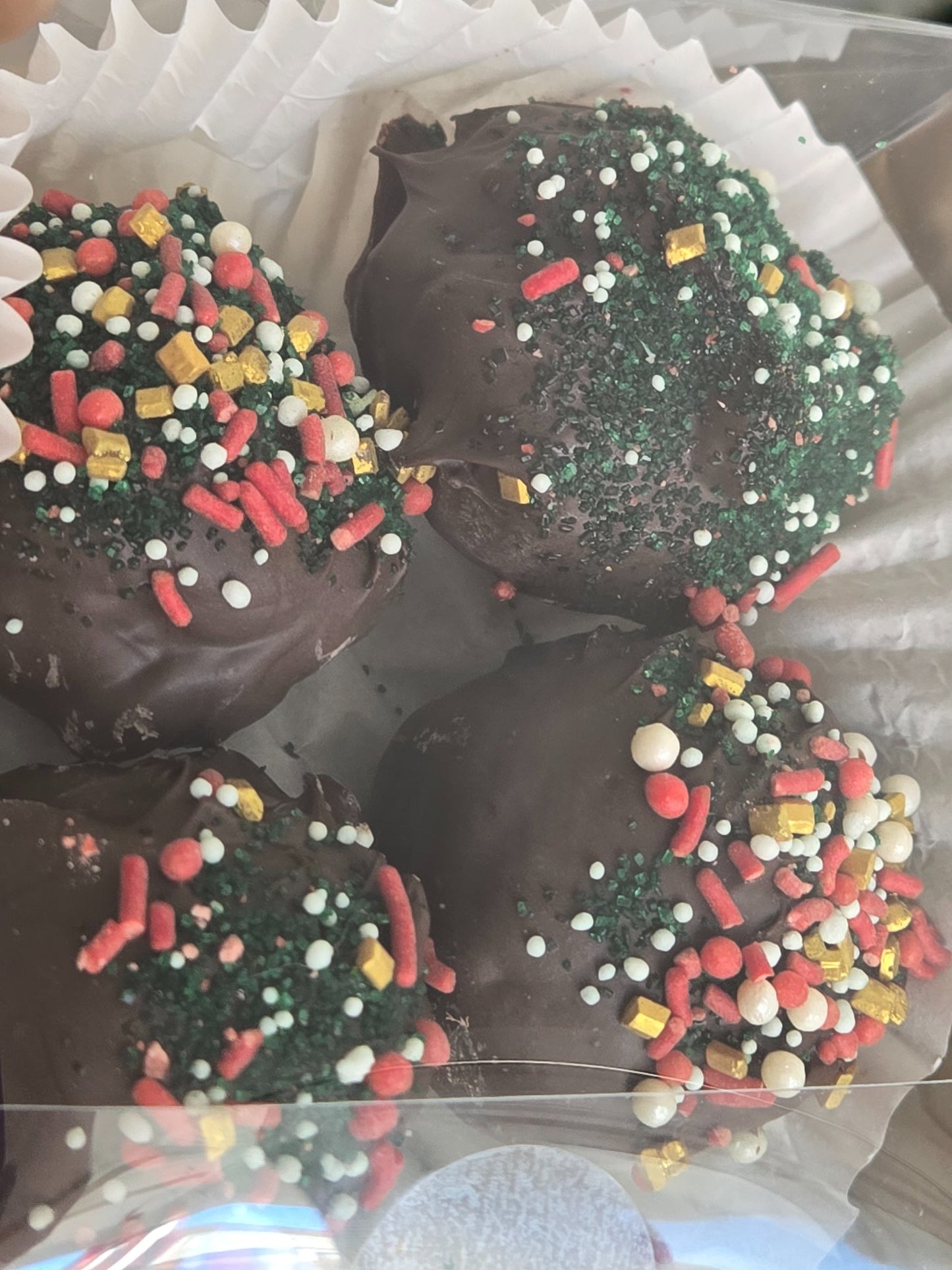 Christmas - Chocolate covered Oreo balls - 1