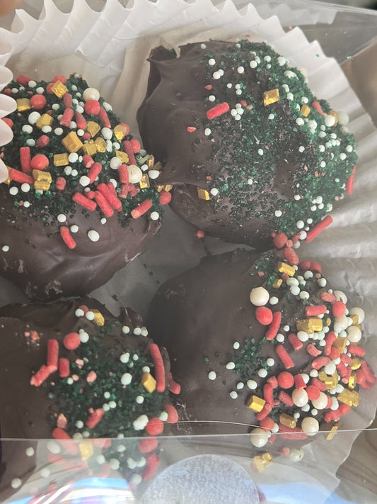 Christmas - Chocolate covered Oreo balls - 1