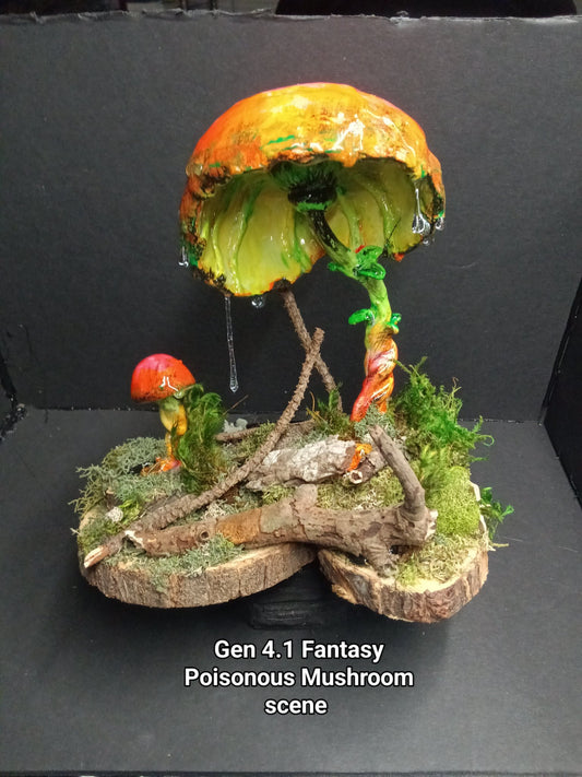 Fantasy Mushroom Gen 4.1 Poisonous Mushroom Scene - 1