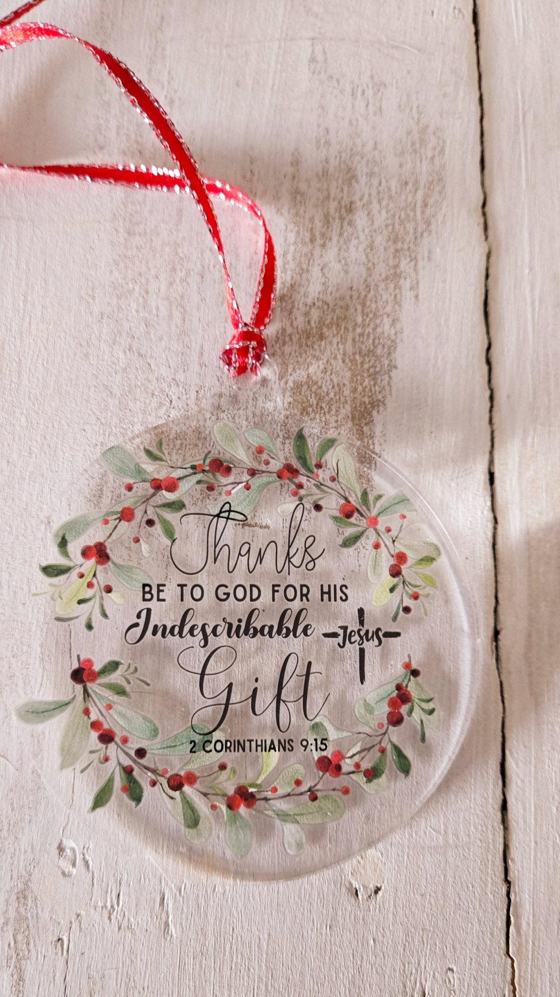 2 Cor 9:15 Ornament - 1