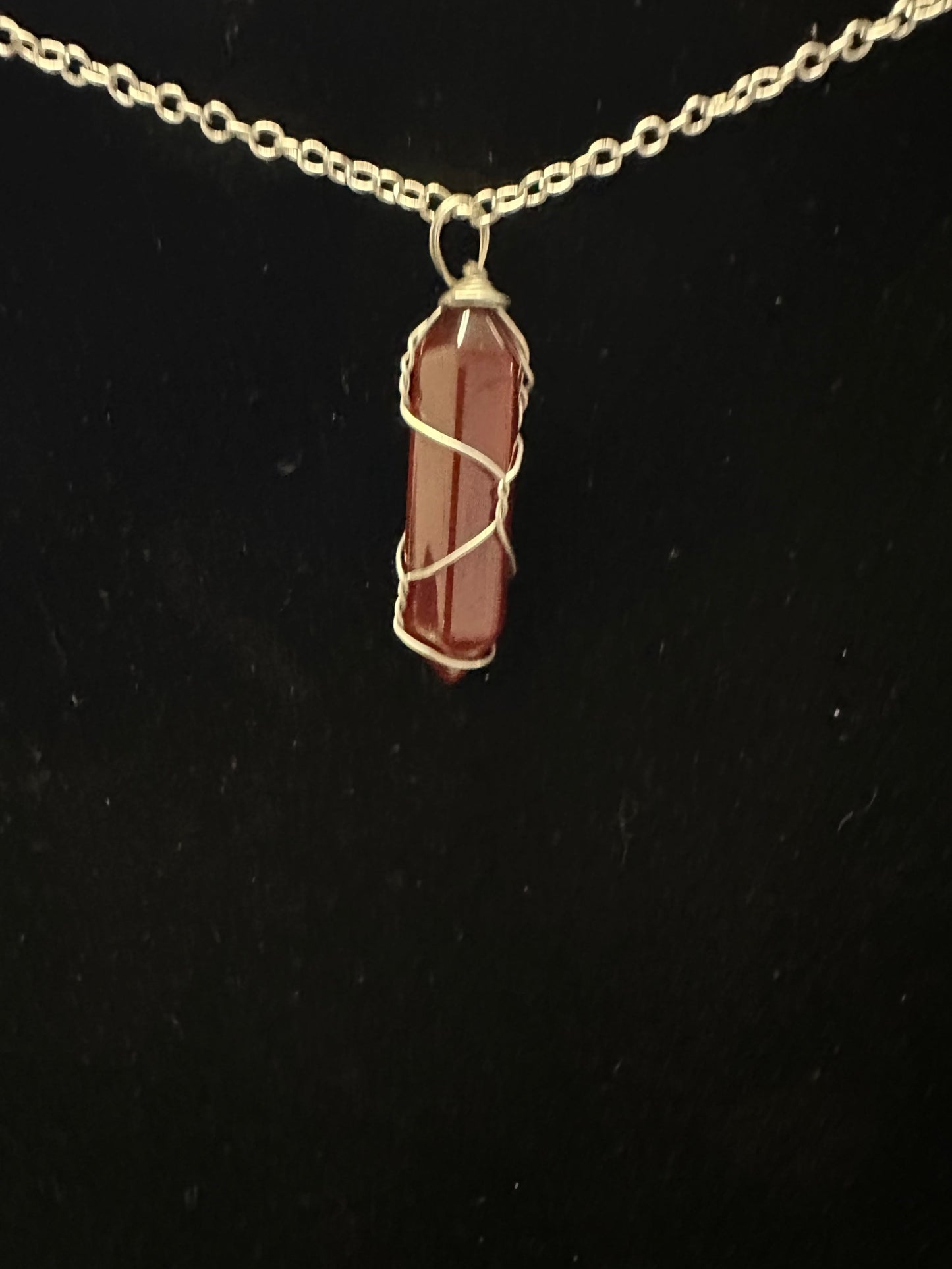 Gemstone Crystal Necklaces - 19