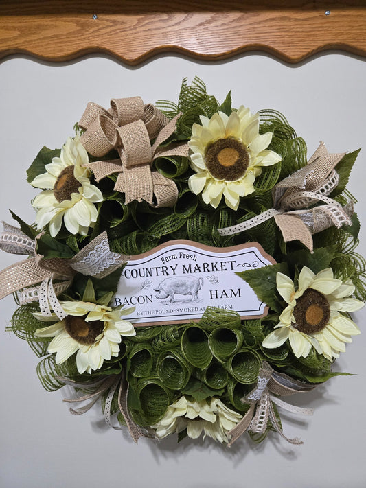 Sunflower wreath - 1