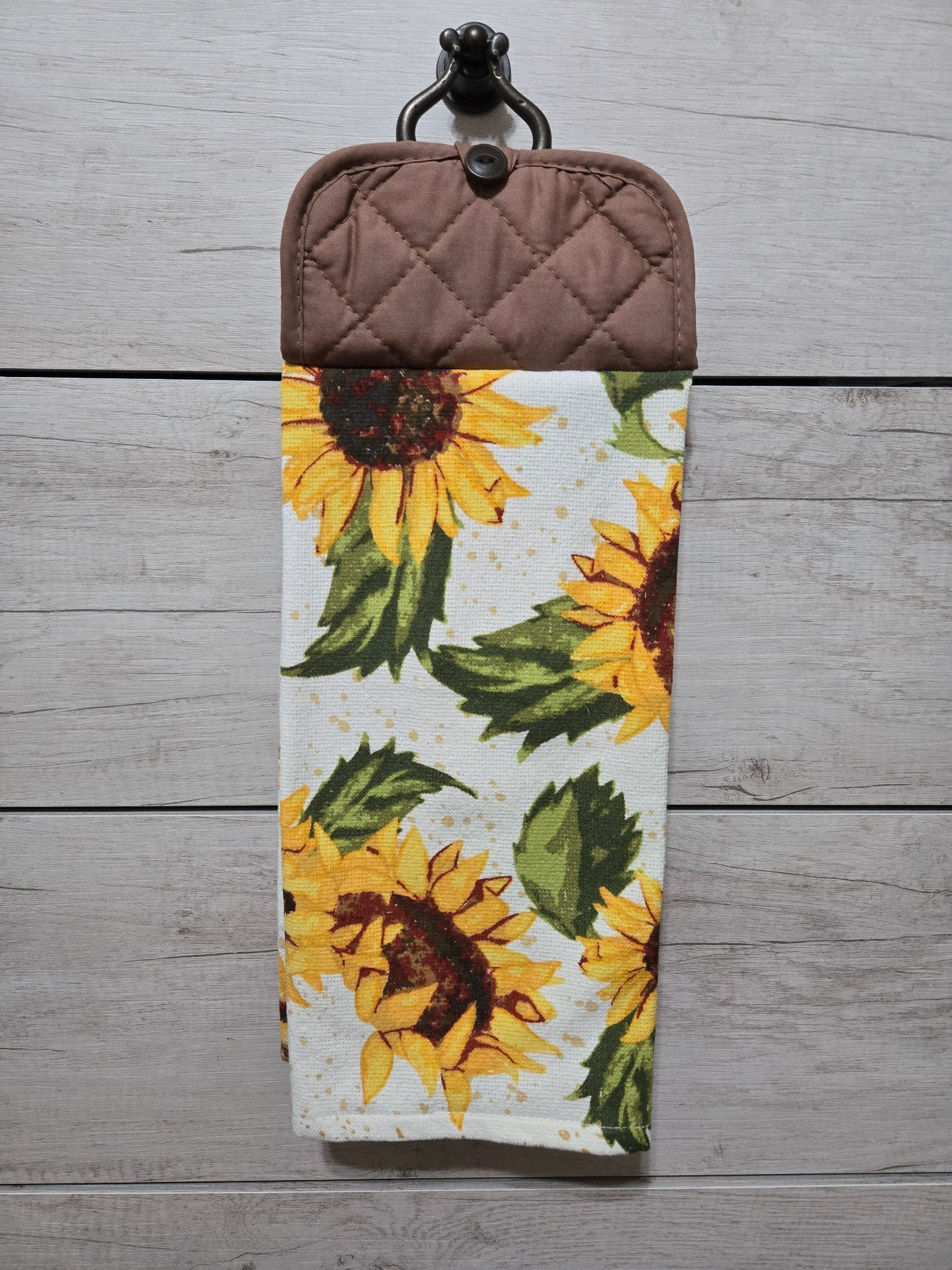 Sunflower dish towel - 1