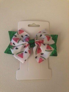 Watermelon 4" Hair Bow - 1