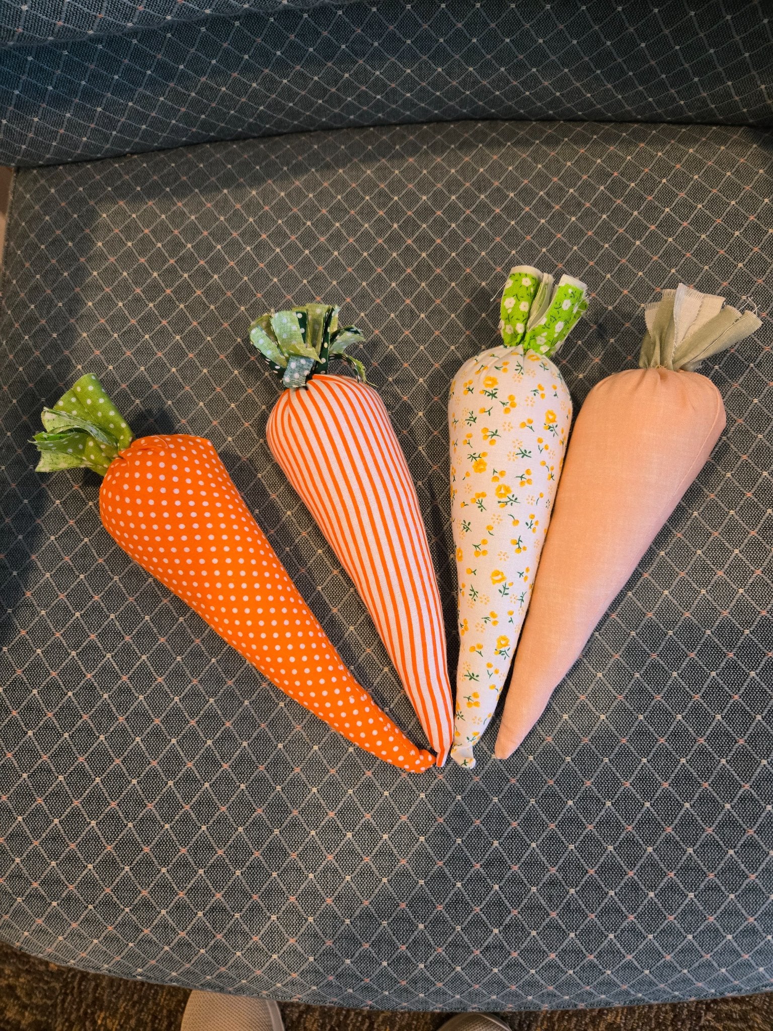 Fabric carrots - 1