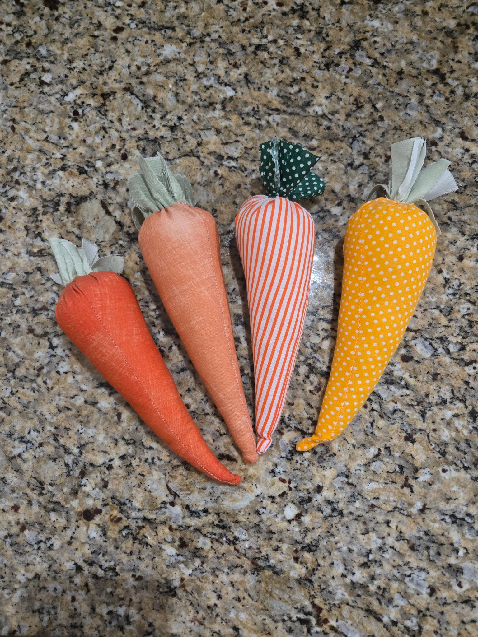 Fabric carrots - 1