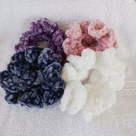 Velvet Hair Scrunchies - 1