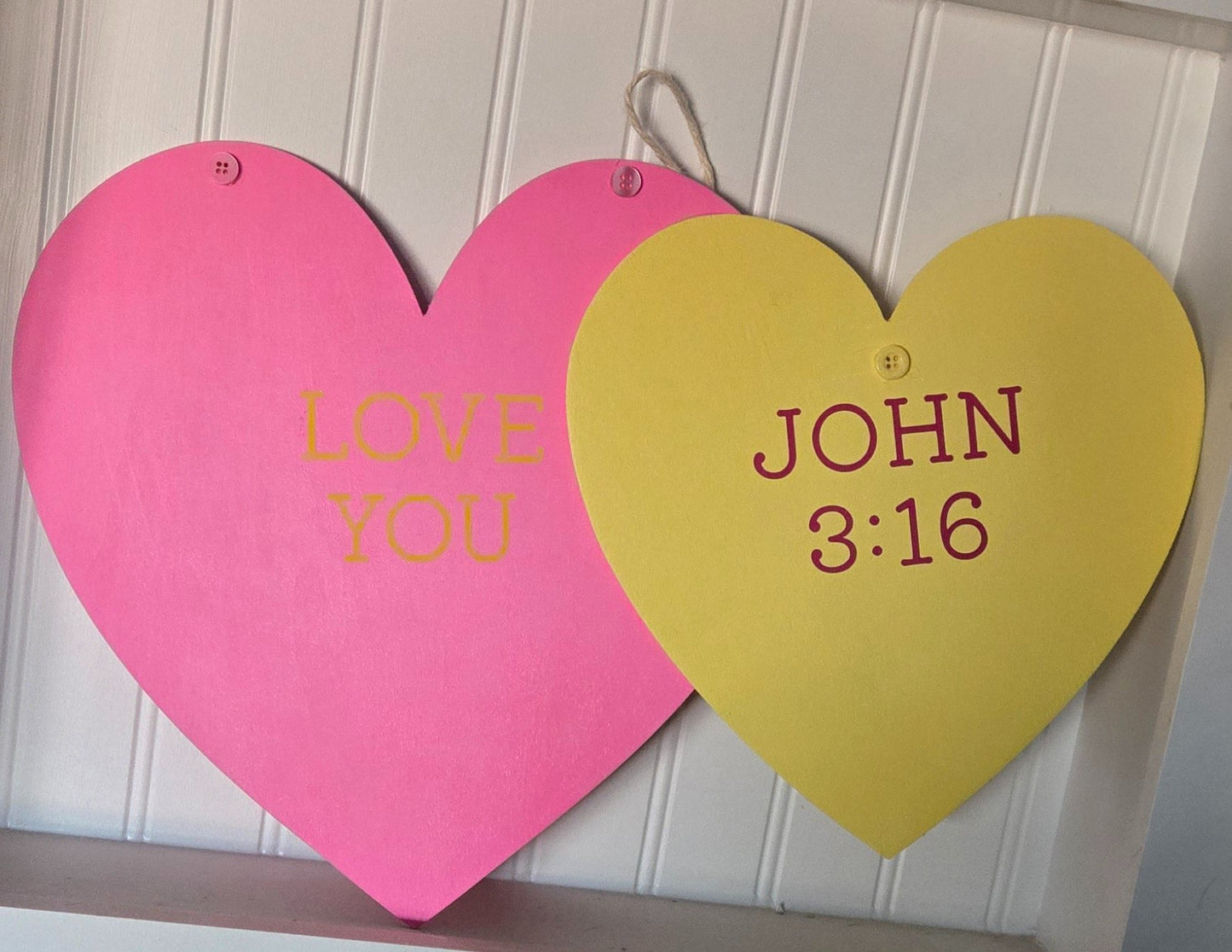 Scripture Conversation Heart Love You - 1