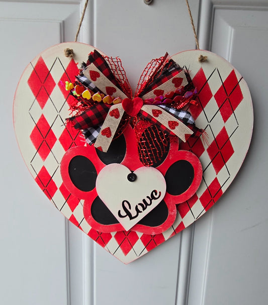 Puppy Love Heart Hanger - 1