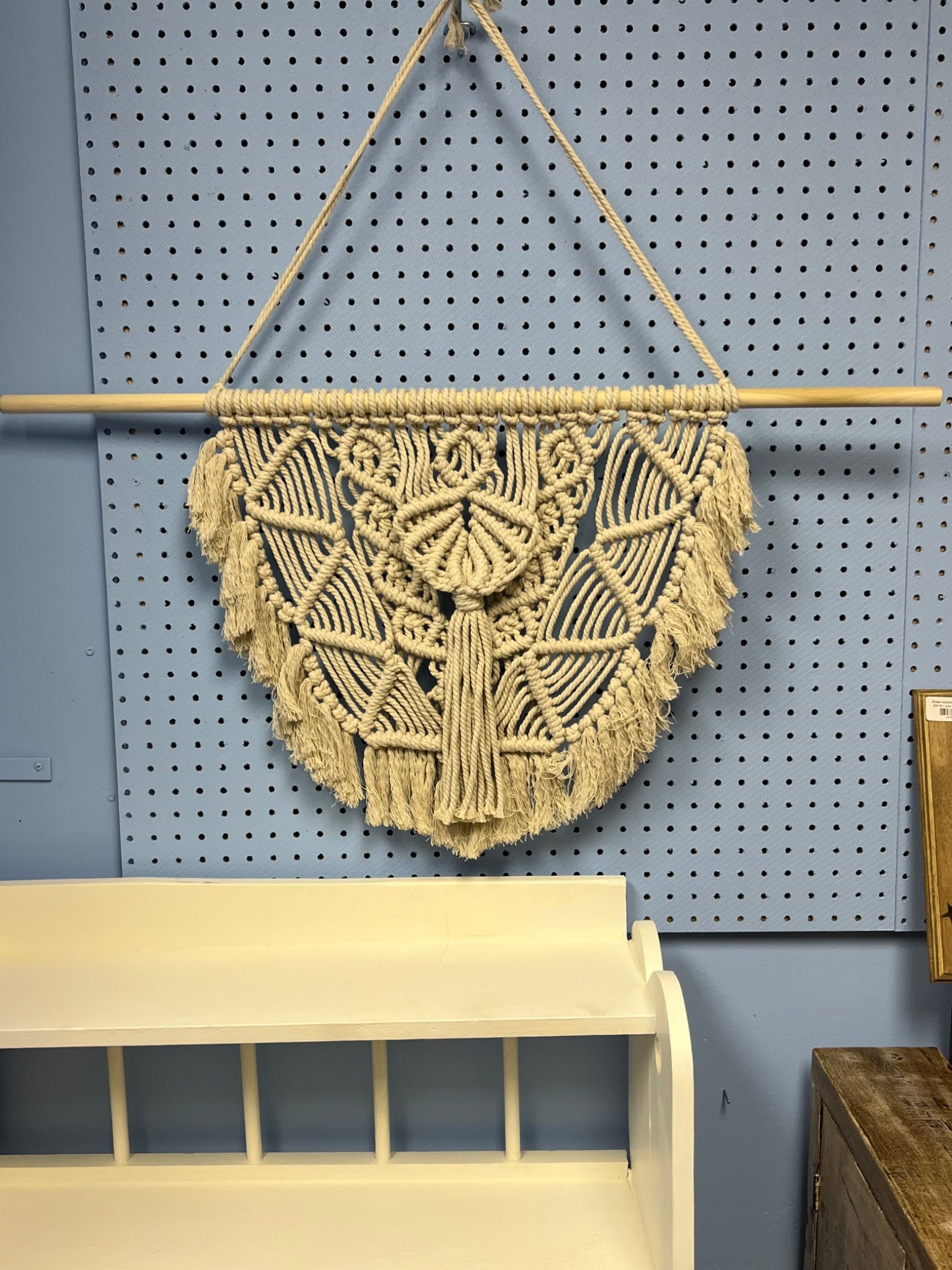 Tan wall hanging - 1