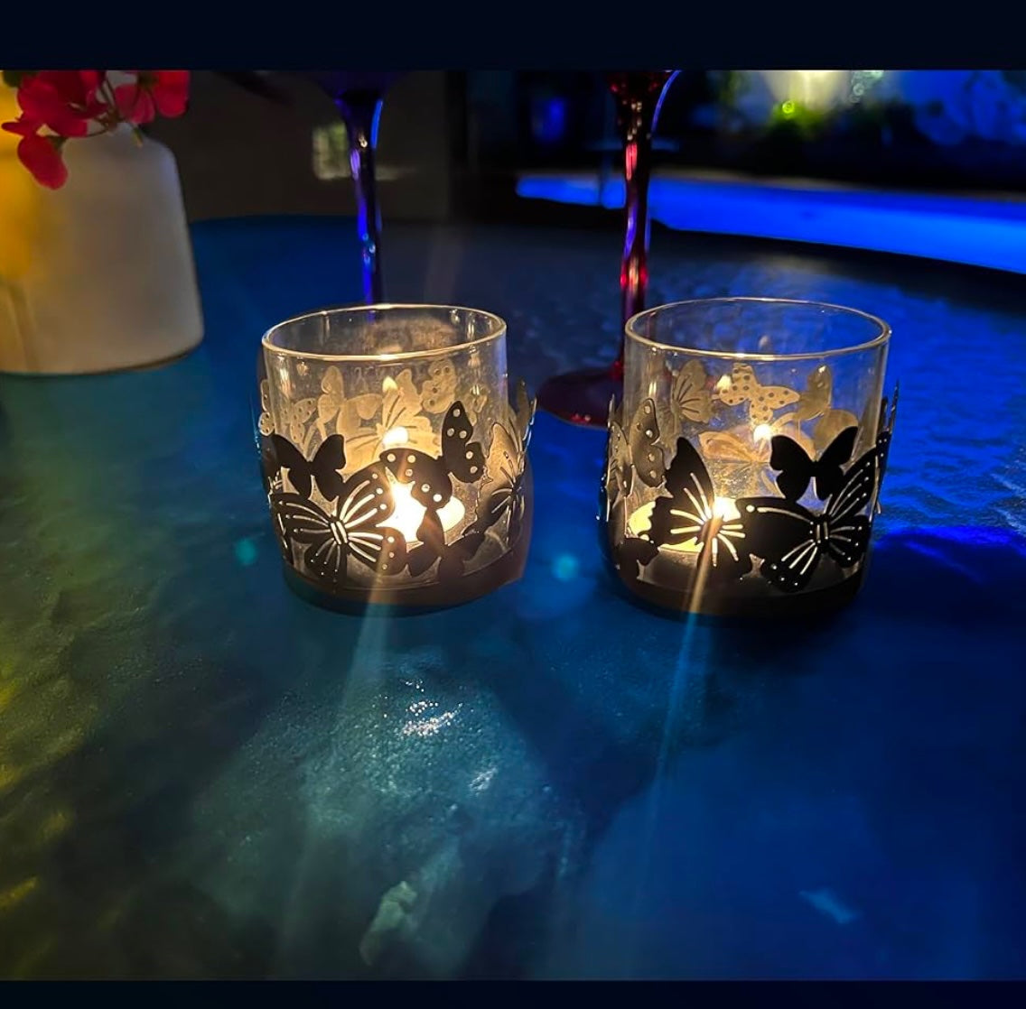 Butterfly Votive Holders - 4