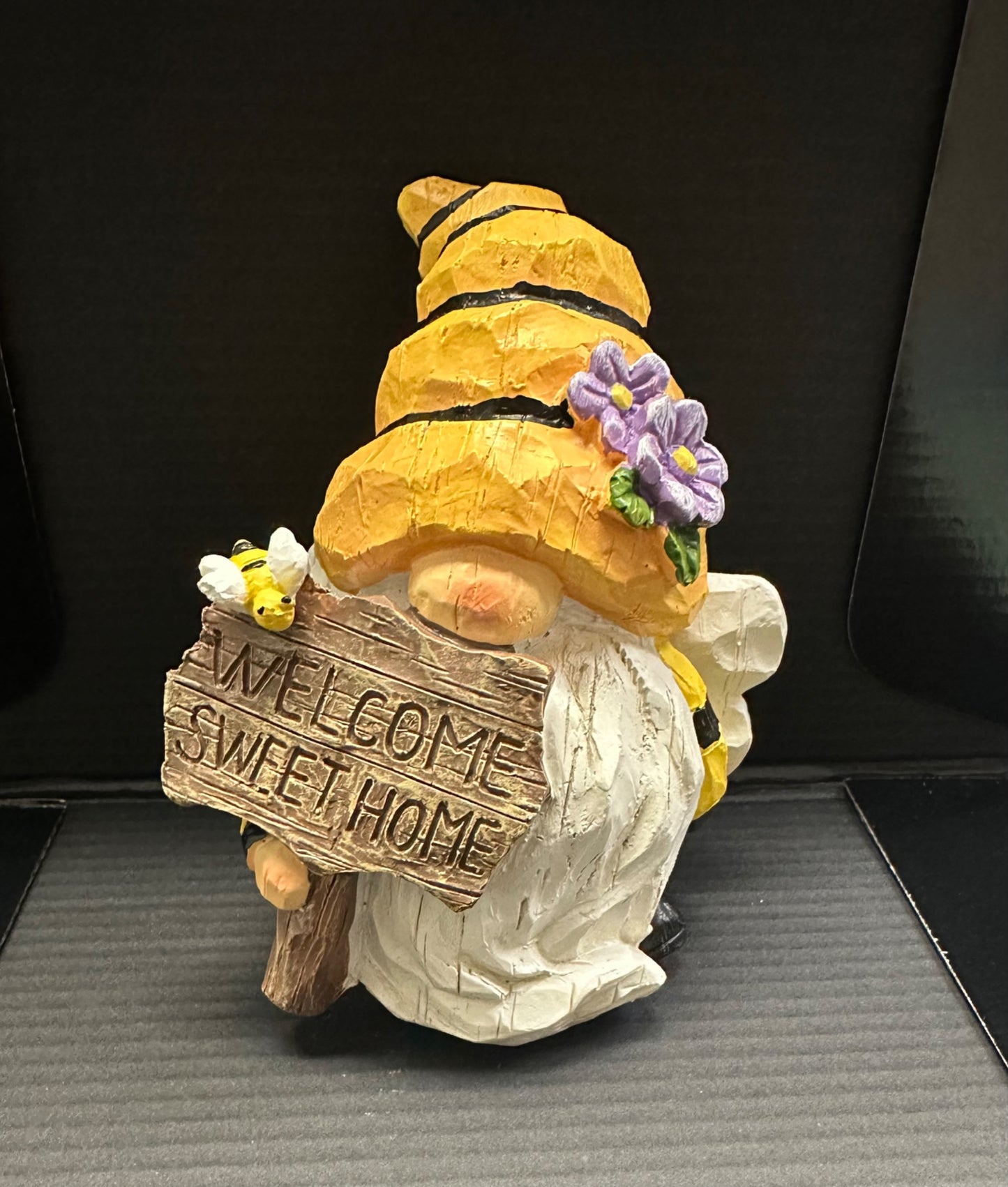 Gnome with Purple Flower - 1