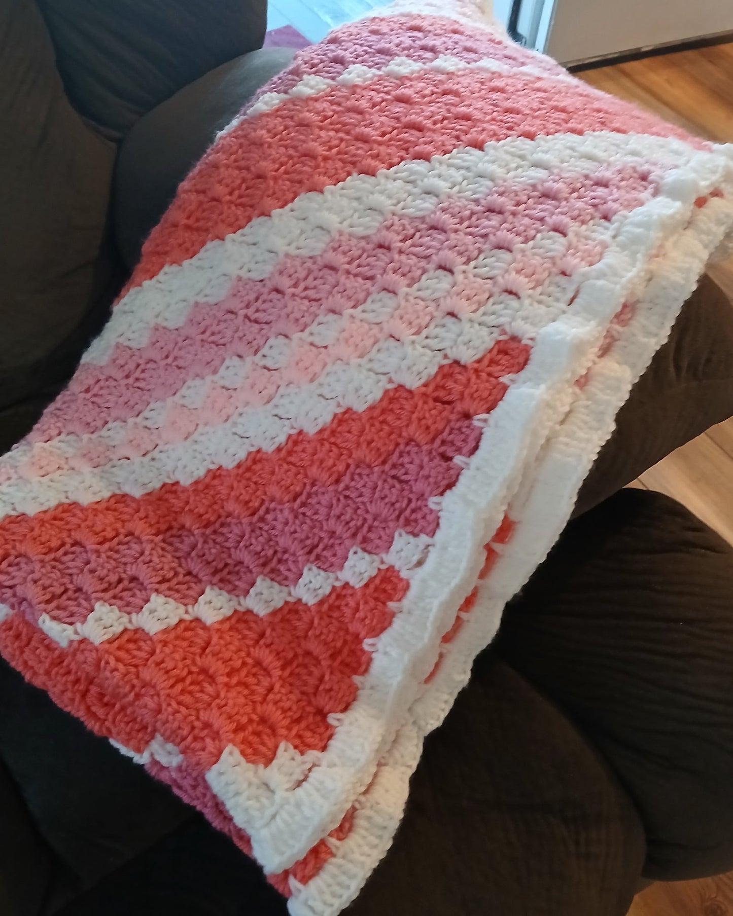 Salmon Colored Blanket - 2