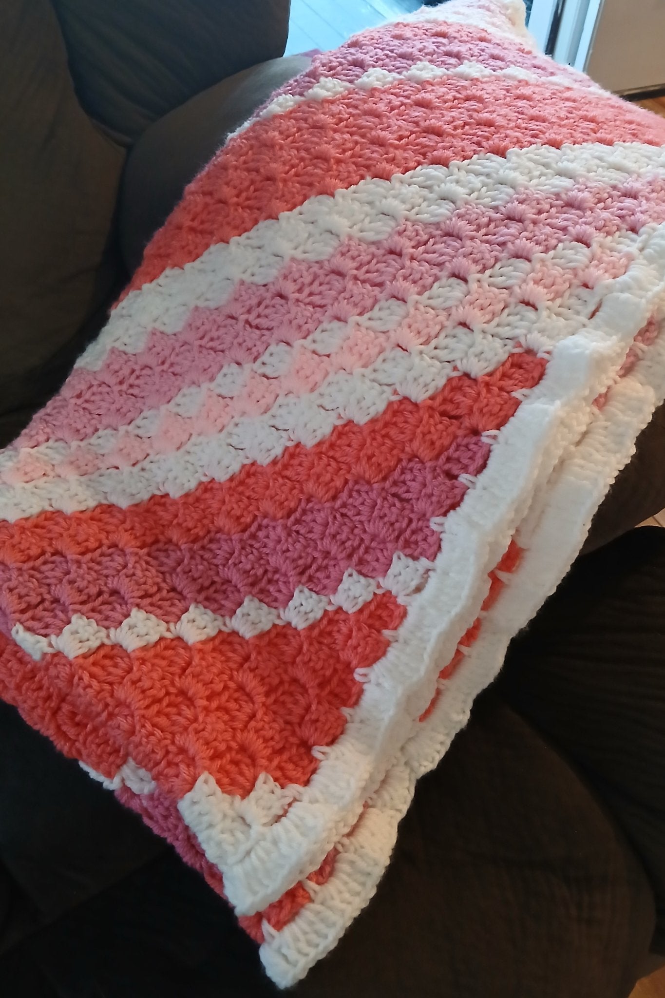 Salmon Colored Blanket - 3