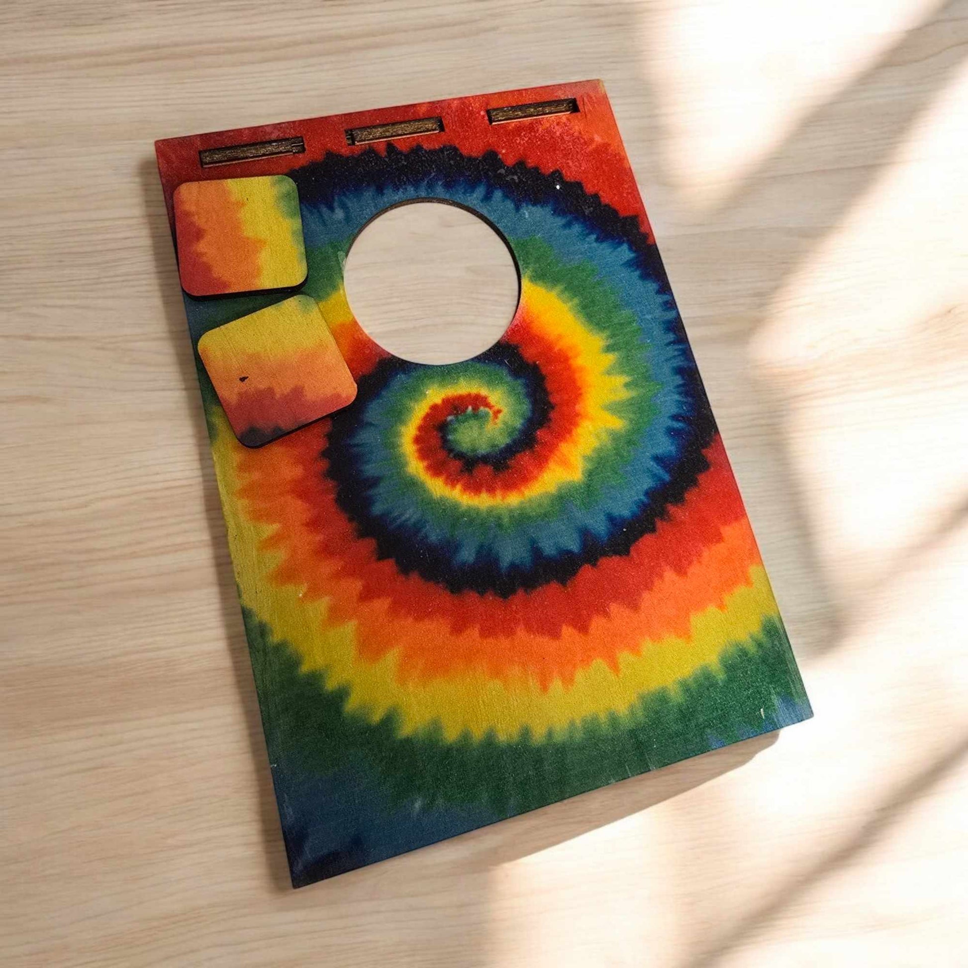 Tie Dye Mini Tabletop Cornhole Set - 1