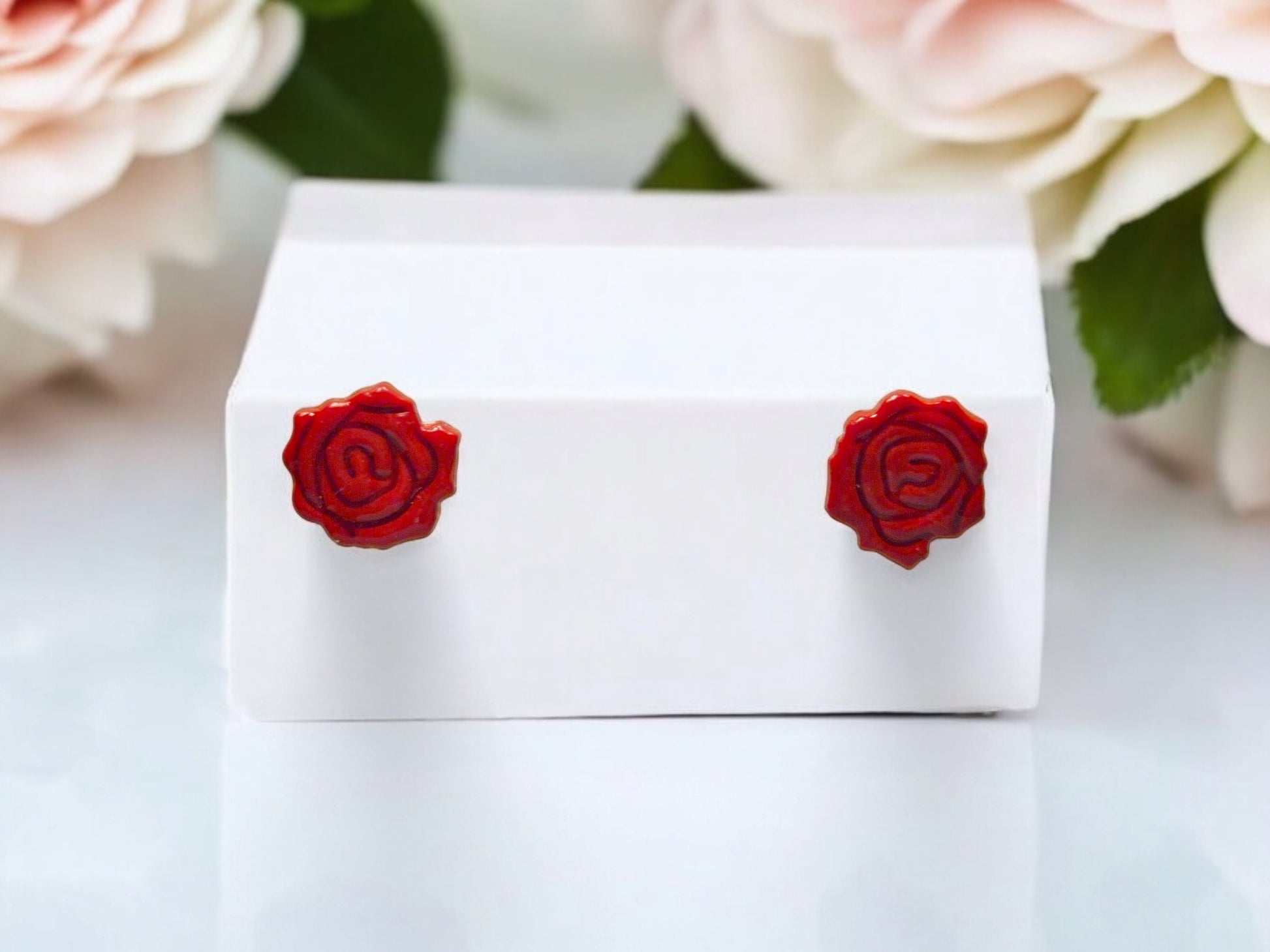 Rose Studs - 2