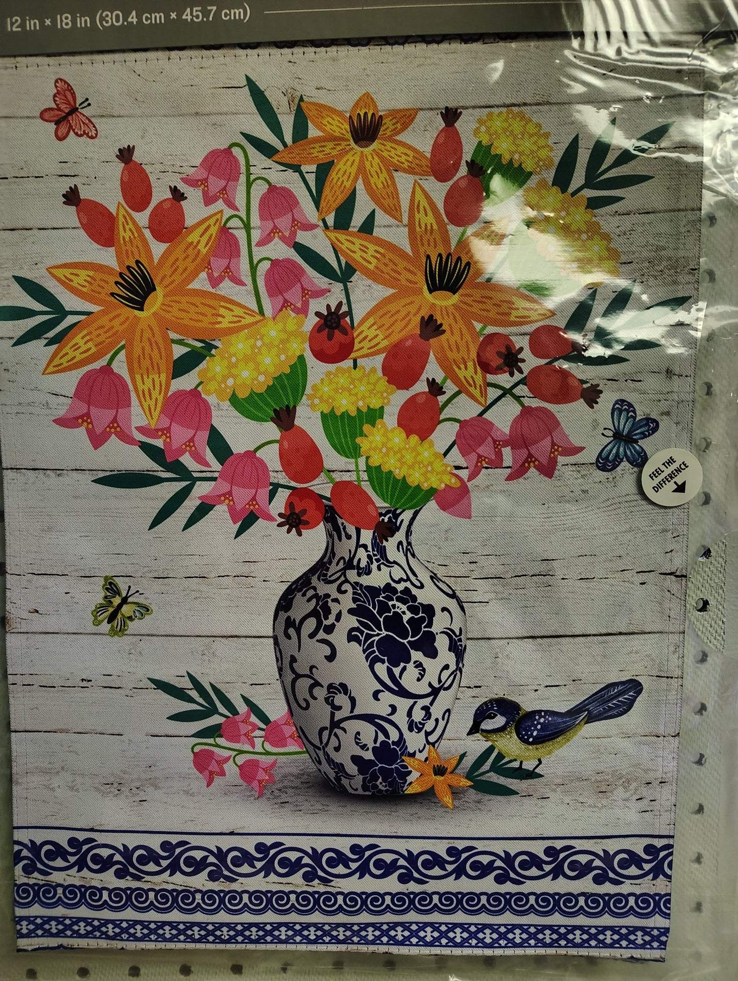 Vase & Flower Garden Flag  - 1