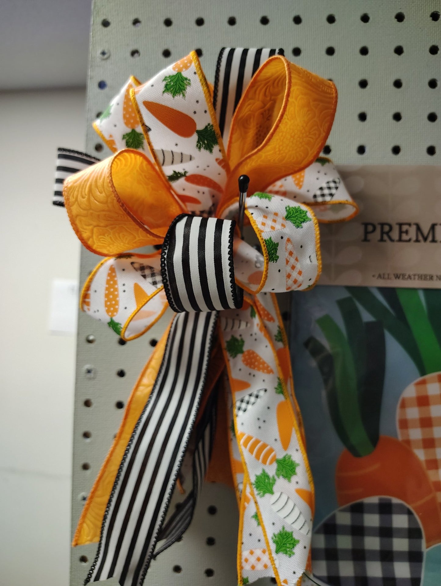 Orange Easter Carrot Bow  - 1