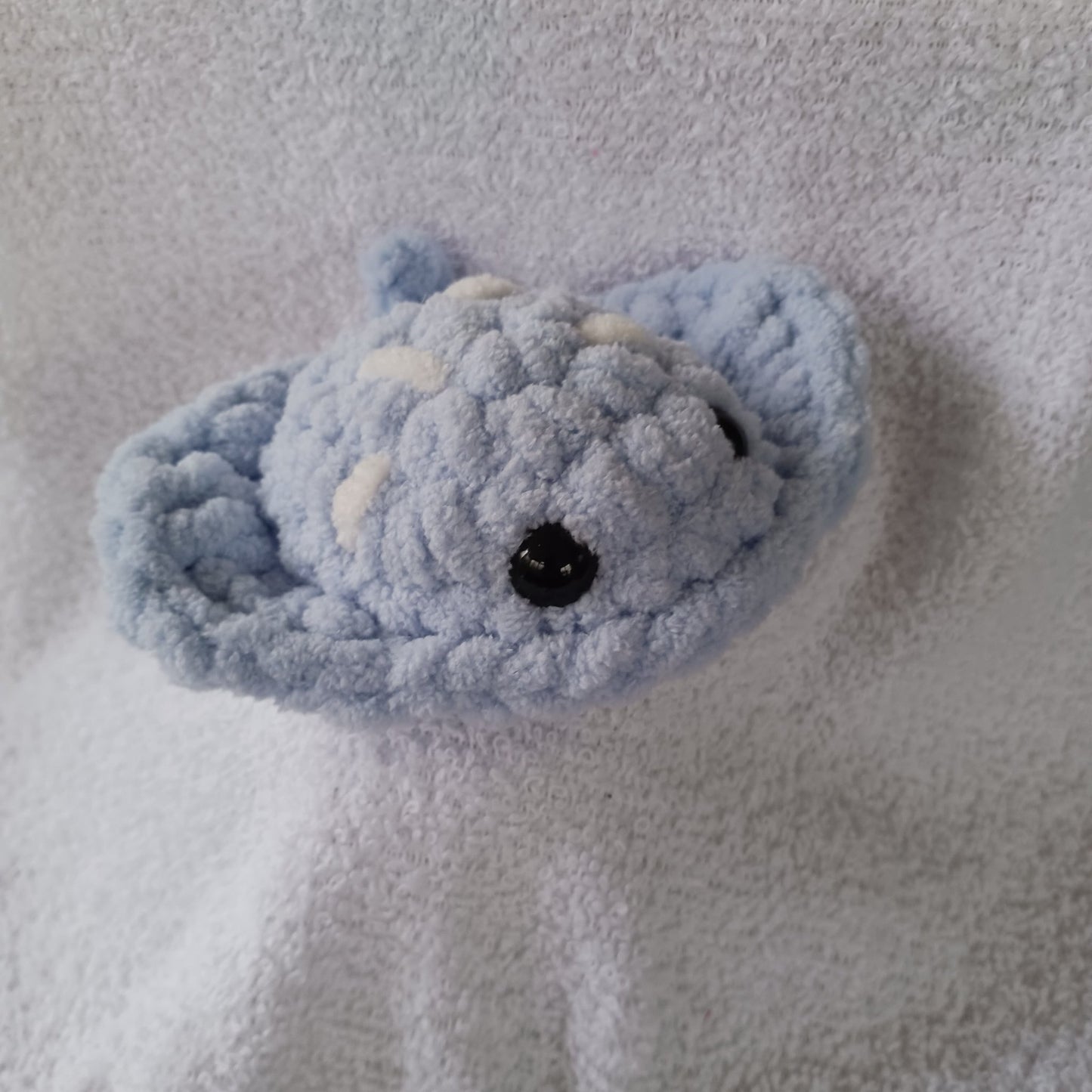 Crochet Round Stingray Blue - 2