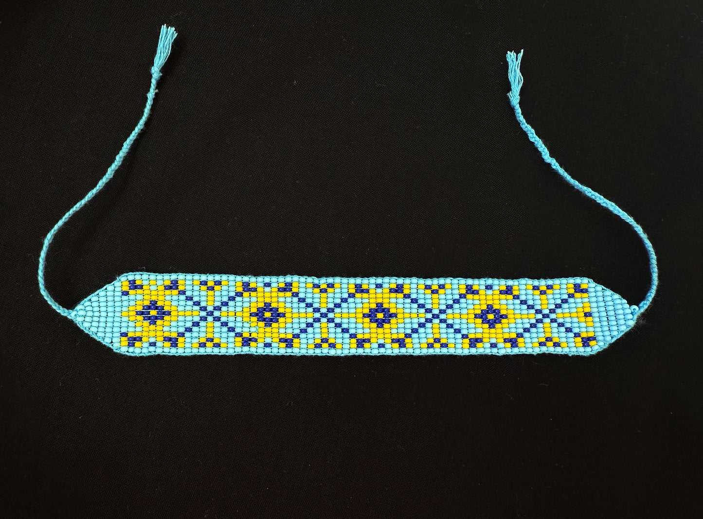 Ukrainian tie up bracelet  - 1