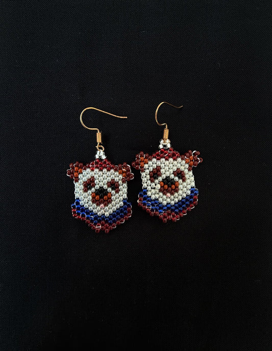 Bulldog earrings - 1