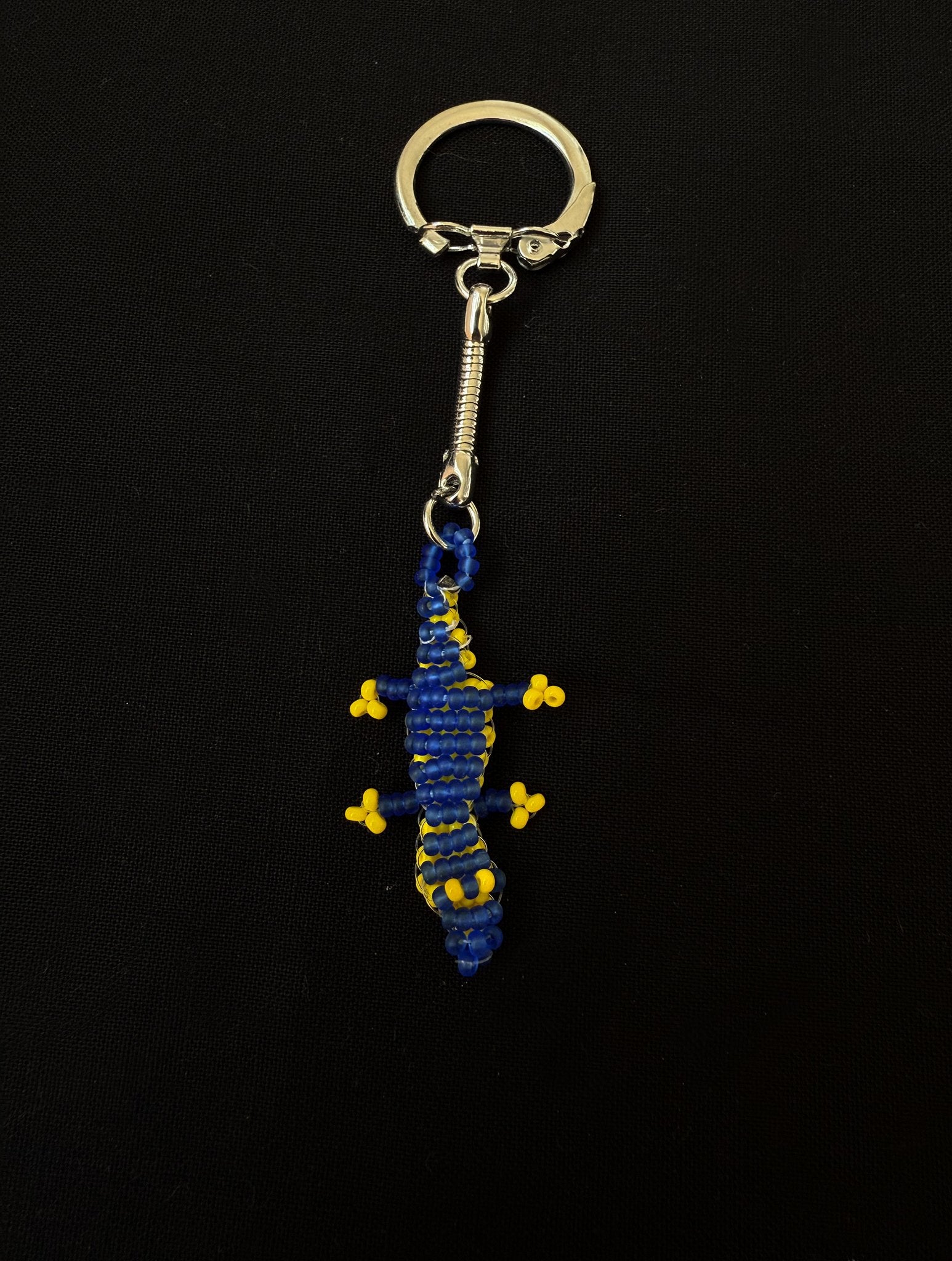 Alligator keychain Blue - 1