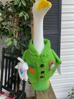 Easter outfit for boy Porch Goose w/Bunny ( Goose sold separately) - 6