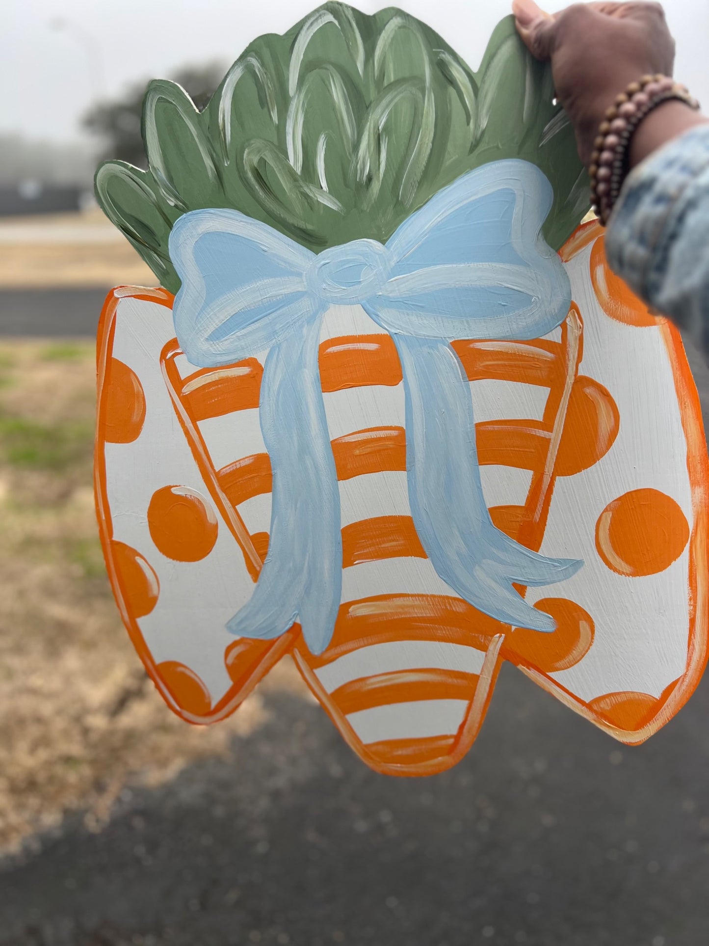 Spring Carrots Door Hanger  - 1