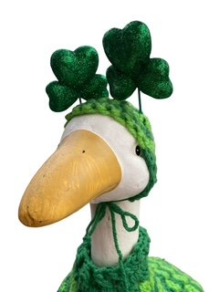 St Patrick's Day outfit for porch goose (goose sold separately) - 1