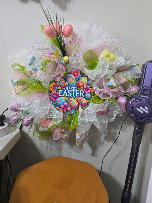 Easter white wreath - 1