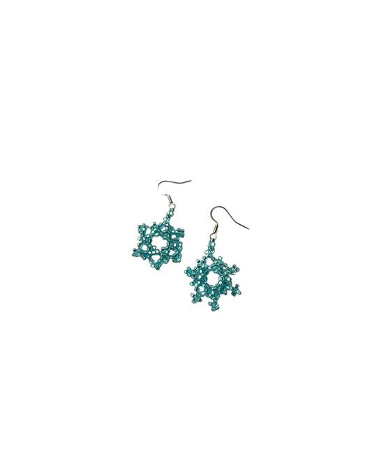 Small snowflakes earrings - 1