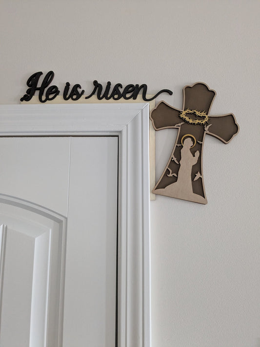 Door corner - He is Risen - prayer - 1