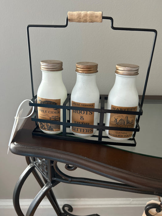 Milk bottle decor - 1