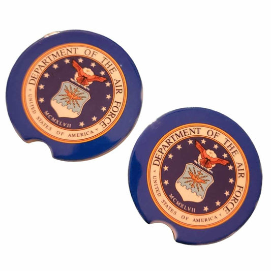 Air Force Car Coasters - Set of 2 Ceramic Coasters - 1