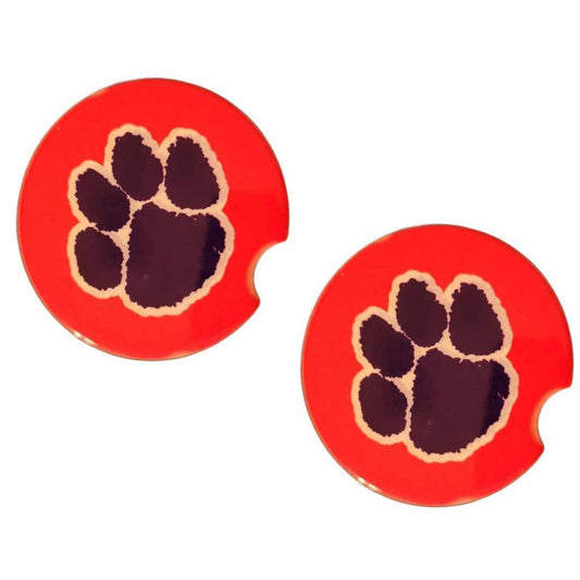 Clemson Car Coasters - Set of 2 Ceramic Coasters - 1