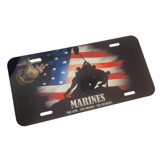 Marine Corps Front License Plate (words) - 1