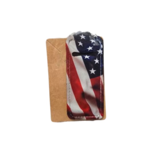 American Flag Chapstick Holder Keychain - 1