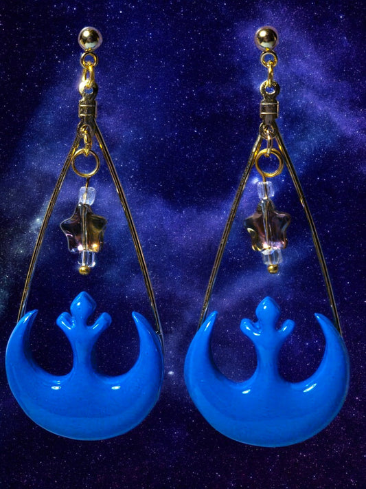 Celestial Rebellion Earrings - Blue - 1