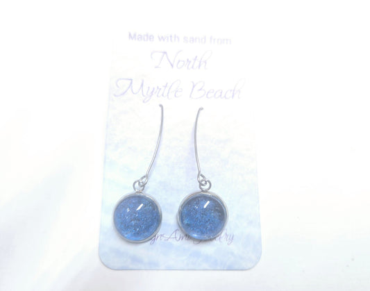 North Myrtle Beach sand earrings - 1