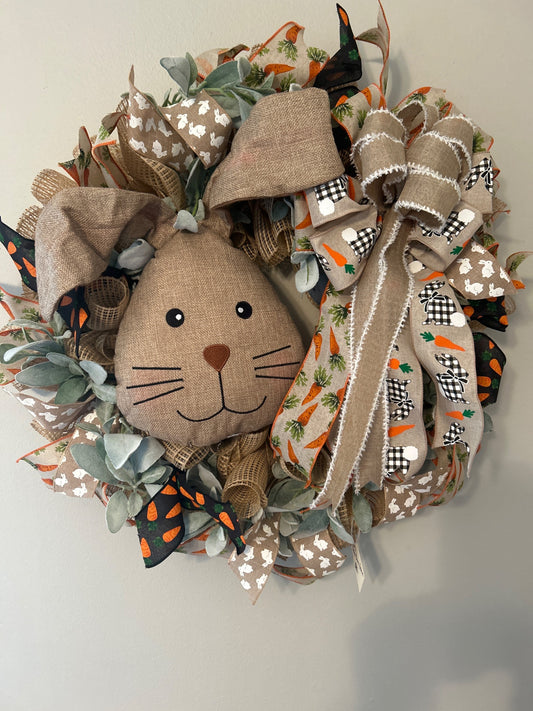 Bunny Face Wreath  - 1