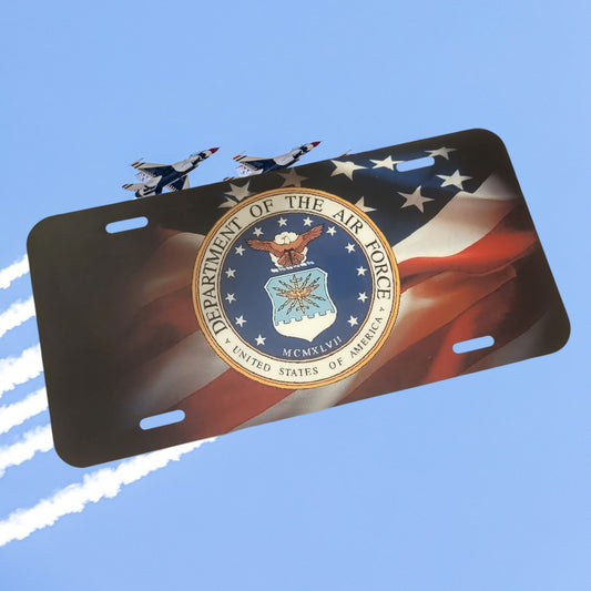 Air Force Front License Plate