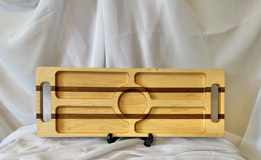 Maple and Walnut Serving tray - 1