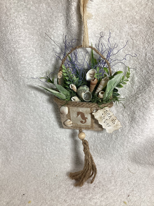 Primitive Floral Mini Door Hangers