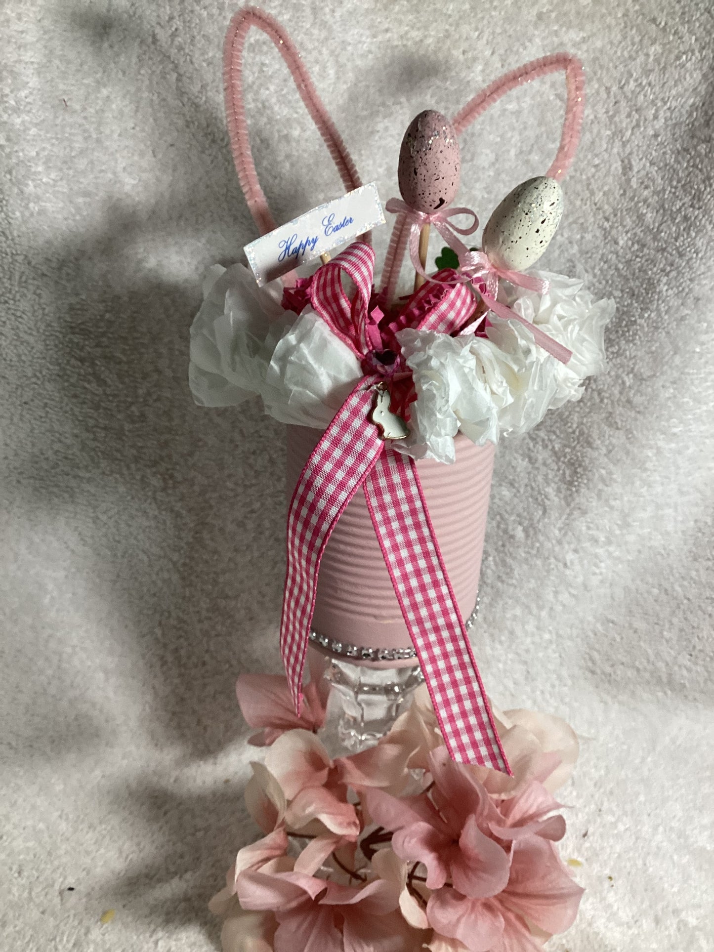 Tin Can Easter Greetings Floral