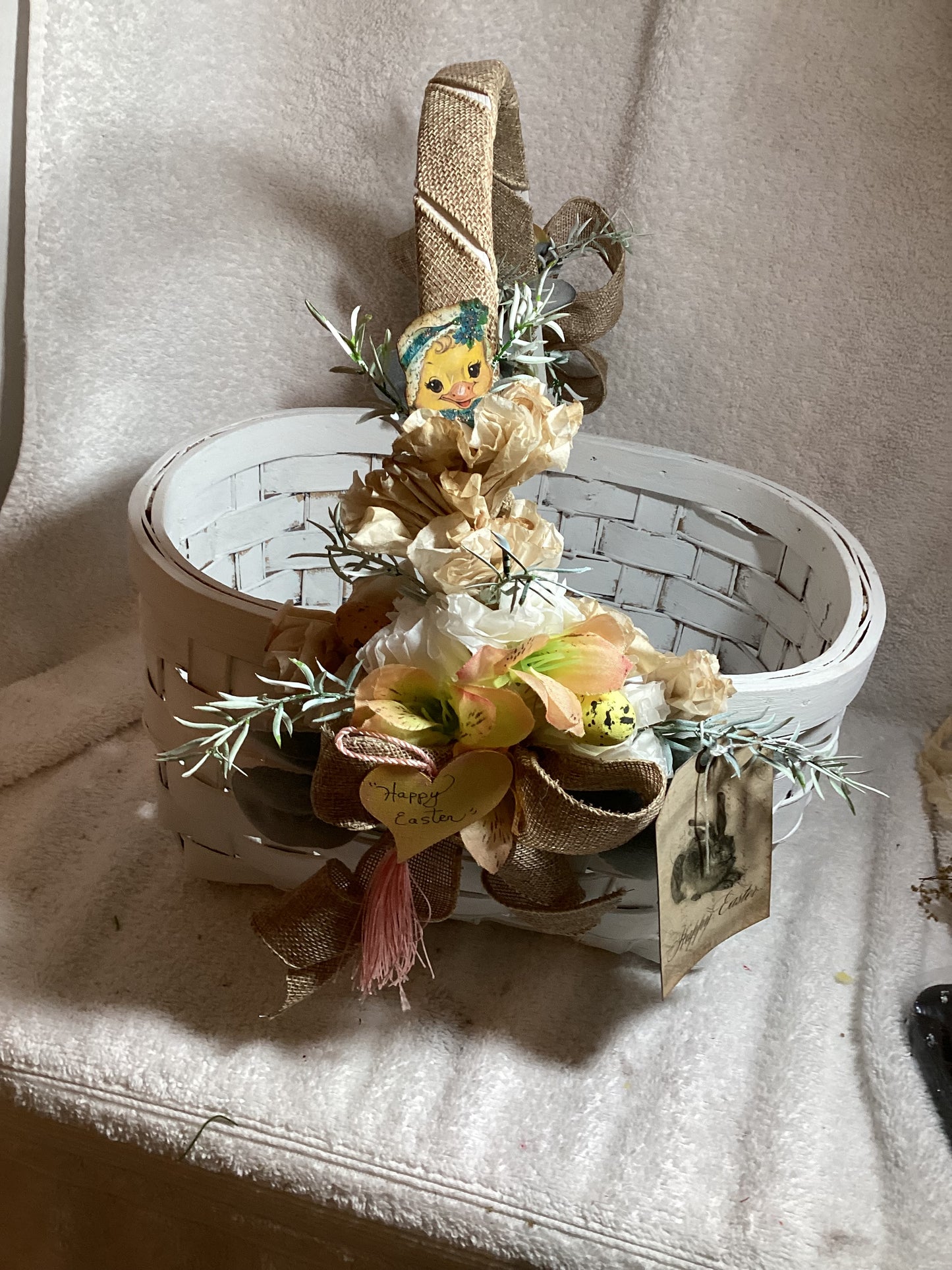 Vintage Easter Baskets Embellished