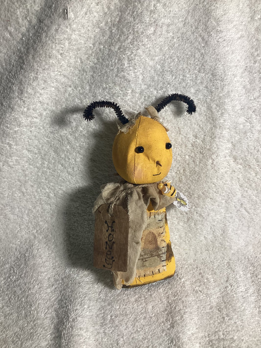 Primitive Honey the Bee-Yellow-Brown