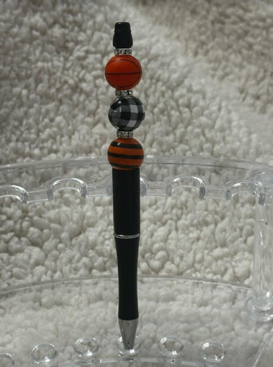 Basketball Beaded Pen