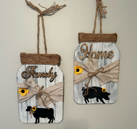 Cow Pig wall decor - 1